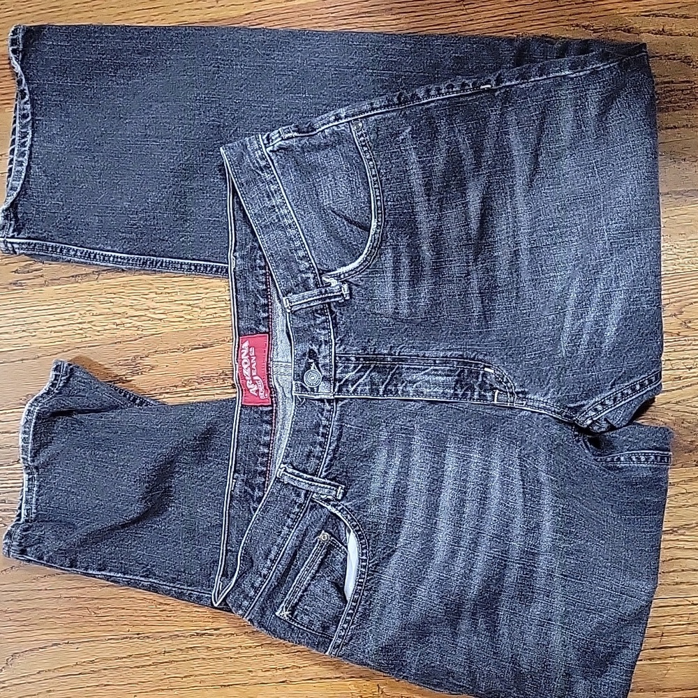 Men's Black Denim Jeans - Picture 4 of 6